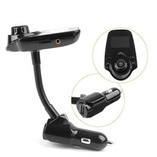 T10 Handsfree Wireless Bluetooth FM Transmitter MP3 Player USB Charger Black Car