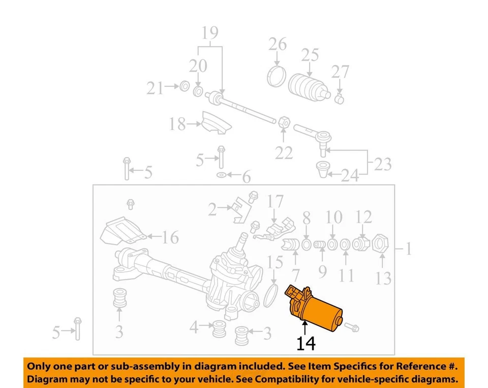 2013 Honda подходит насос гидроусилителя руля OEM 55K миль - LKQ433029782 - Изображение 4 из 4