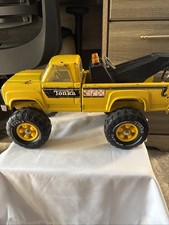 Vintage Yellow 1978 Tonka 4 Wheel Drive Wrecker Truck 2590 Very Good Condition