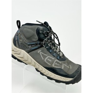 KEEN NXIS EVO Mid WP Waterproof Hiking Boots Gray/Black Unisex Outdoor Size 9.5 Amazon.com | KEEN Women main image 3