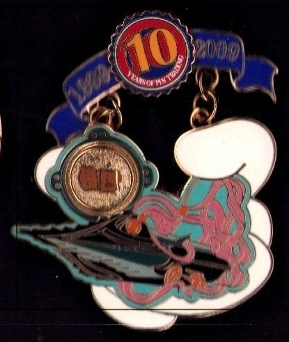 Disney WDW 20000 LEAGUES REPLICA OF PIECE HISTORY 1999 10 pin