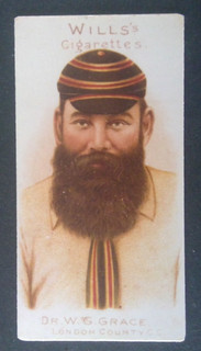 Wills Cigarette Card 1901 Cricketers W. C. Grace London County C. C.
