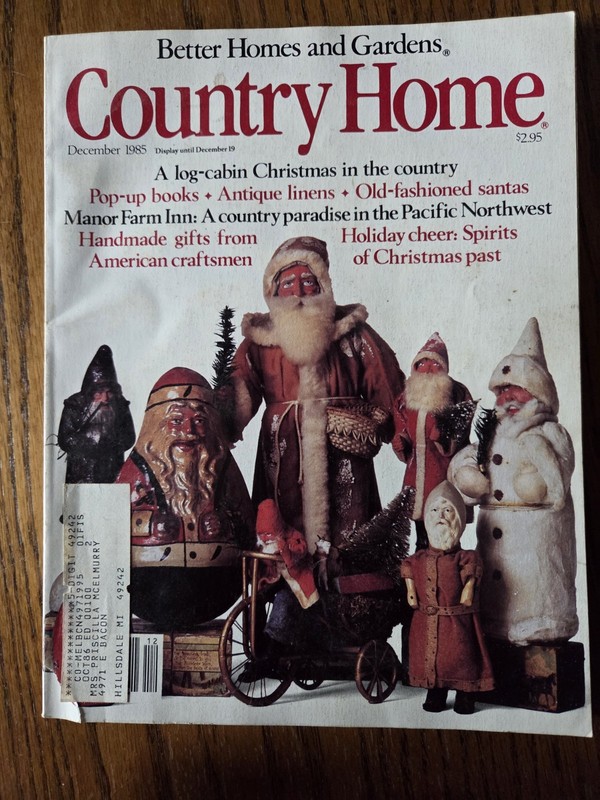 Country Home Magazine Christmas December 1985 