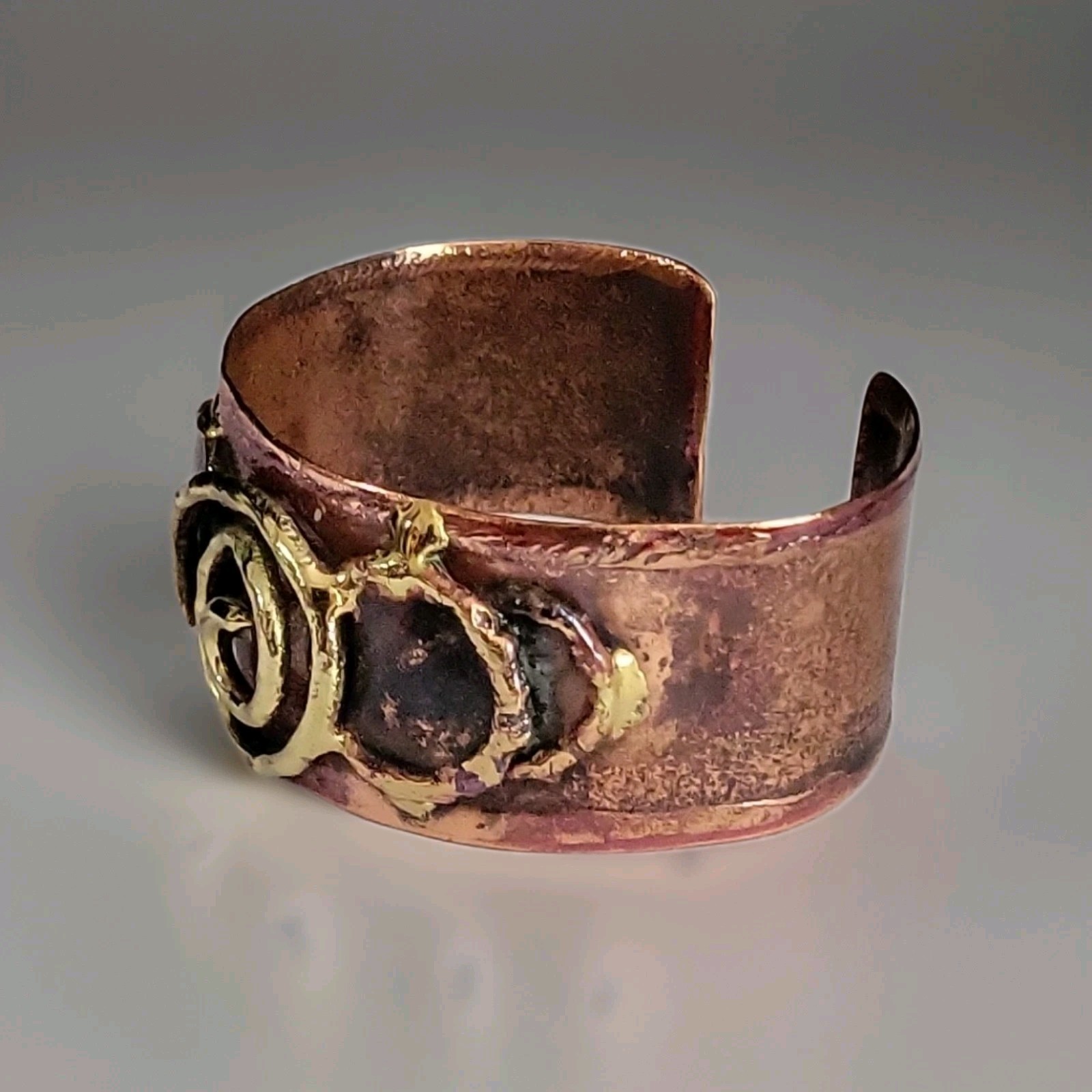 Hand Crafted Creative Copper Cuff - image 3