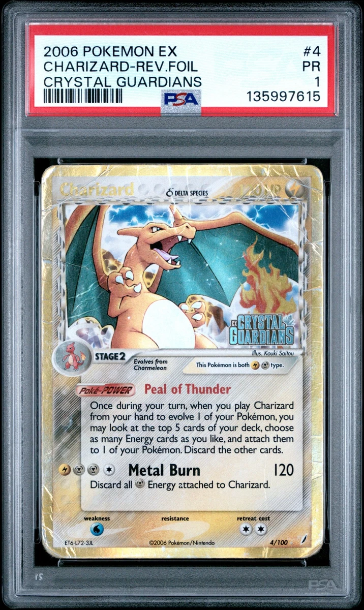 Charizard Pokémon TCG Professional Sports Authenticator (PSA) EX