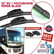 New 32"&32"OE 67-324HD Front Windshield Wiper Blades For Safari Simba 2006-2009