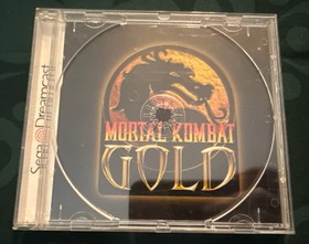 Mortal Kombat Gold Edition (SEGA Dreamcast) No Manual Tested Working Red