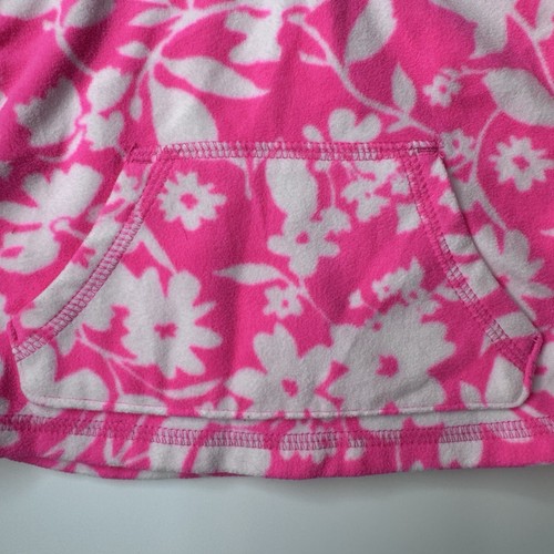Carters Baby Mädchen 6 Monate Hot Pink Floral Fleece Kapuzenpullover Sherpa Kapuze - Bild 5 von 7