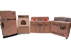 Vintage Nassau Toy Washer Dryer Marx Signature Kitchen Set Sink Fridge Range