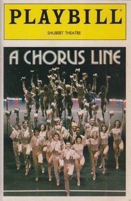 Playbill, Vol. 86, No. 5, May 1986. Shubert Theater.  A chorus Line. The Nationa
