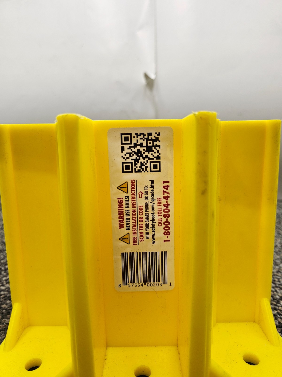 (QTY 2) Safety Marker SB001 Safety Boot Guardrail System SB-001 Yellow - second product detail image
