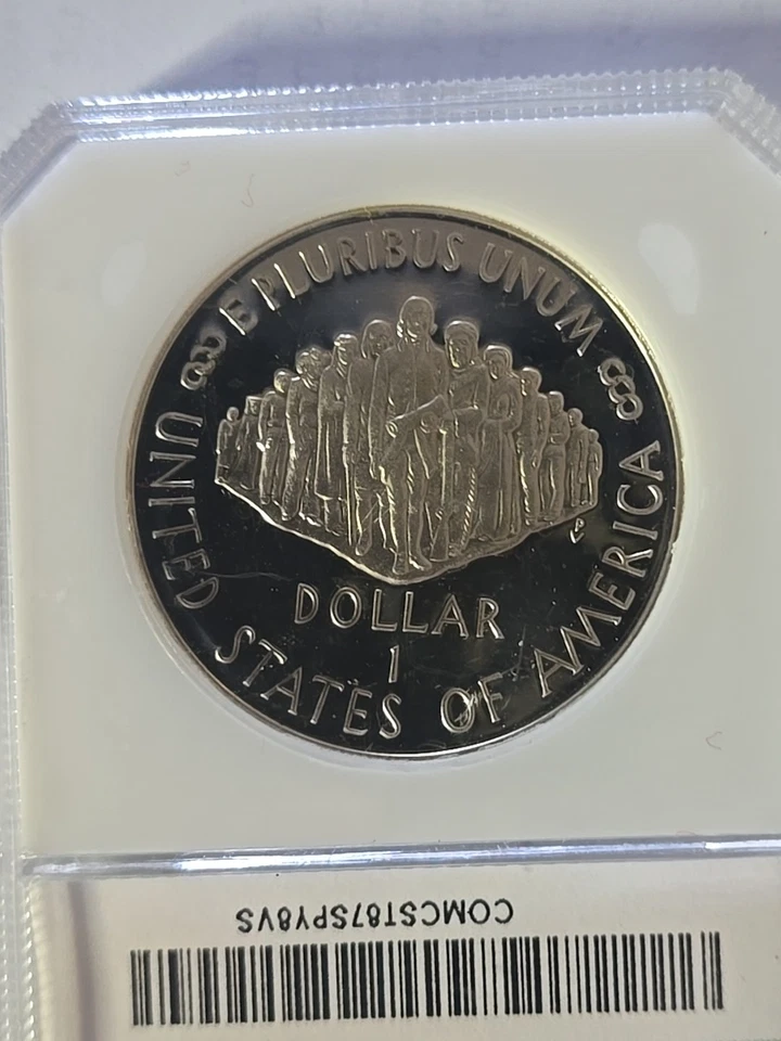 1987-S Constitution Silver Dollar We the People PR67 - Image 3 of 4