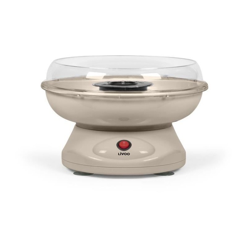Machine à barbe à papa électrique LIVOO DOM468C avec couvercle de protection