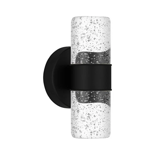 Quoizel KAI8305 Kaia 10" Tall Outdoor Wall Sconce - Black - Picture 5 of 7