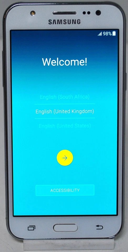 Samsung Galaxy J5, SM-J500FN, White, 8GB, Grade C, Unlocked, photo 2 of 4