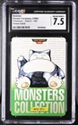 Snorlax 143 Green Card Pokemon - Part 2 Bandai Carddass CGC 7.5 Near Mint+