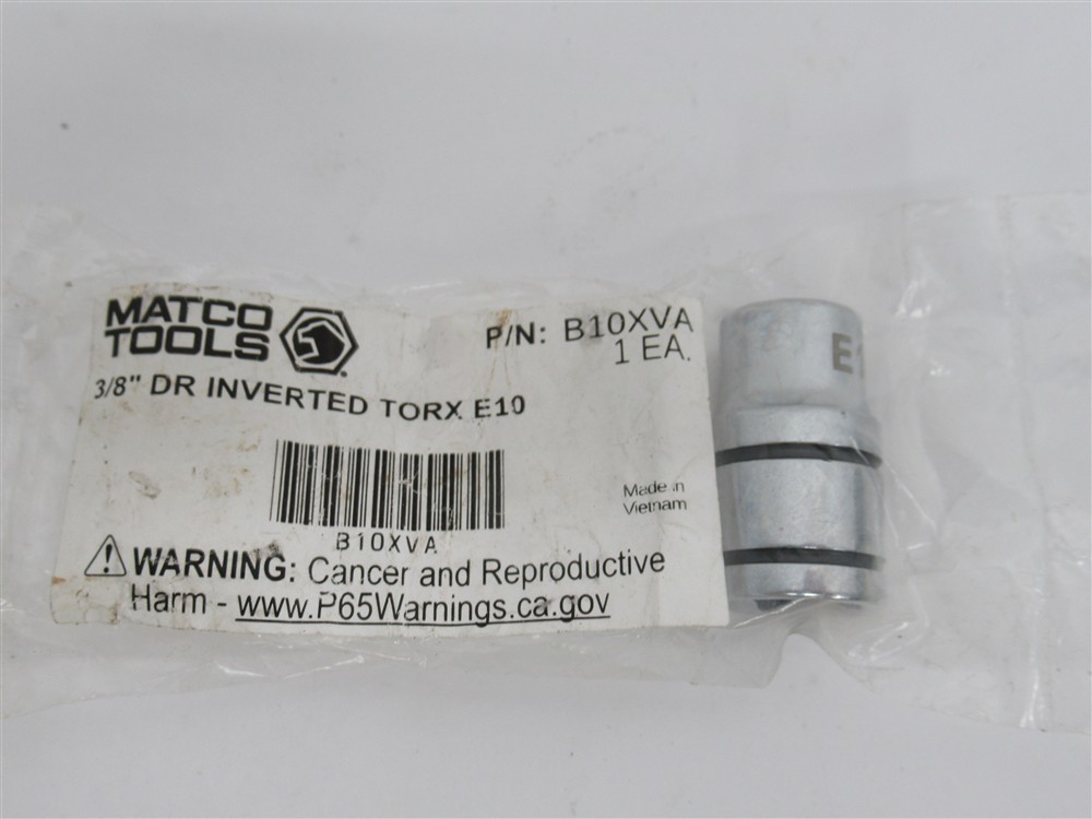 Matco Tools B10XVA, E10 Inverted Torx Socket, 3/8" Drive