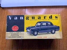 Vanguards Corgi 1:43 Ford 100E Ambassador Blue VA21003