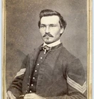 Civil War Soldier Sergeant: Bangor Maine; Photo by CL Marston, CV136