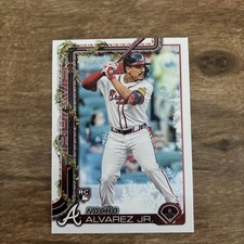 2025 Topps Holiday #H183 Base Nacho Alvarez Jr. Atlanta Braves Rookie