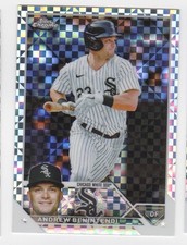2023 Andrew Benintendi Topps Chrome Baseball X-Factor Refractor White Sox #180