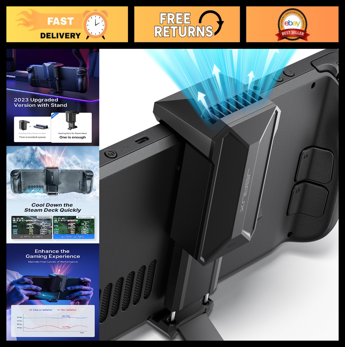 Steam Deck Oled 1Tb ケース、ファンセット steam deck 本体」の人気