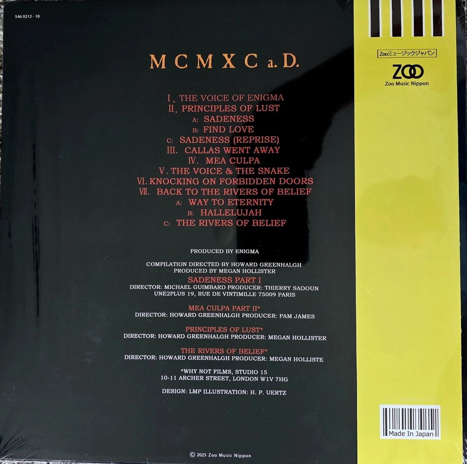 Enigma - MCMXC a.D. LP Mint 1990 /2025 - Image 2 of 4