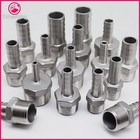 Stainless Steel 304 Hose Barb Fitting Coupler Connector Male BSP Air Fuel Water