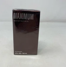 Aéropostale Maximum Cologne Spray for Men, 2 fl oz 60 mL - Brown Box, Large EDC
