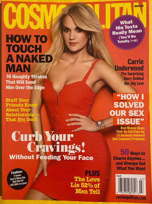 CARRIE UNDERWOOD cosmopolitan MARILYN MONROE Katie Cassidy EMILY BLUNT Britney