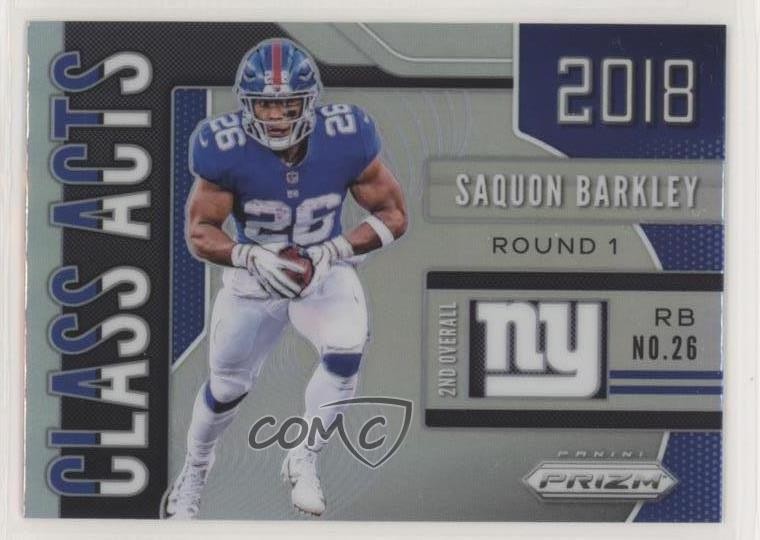 2019 Panini Prizm Class Acts Saquon Barkley #CA-SB 0o50