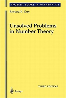 Unsolved Problems in Number Theory (Paperback or Softback)