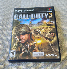 Activision Call of Duty 3 Manual Included T Rated NTSC-U/C Sony PlayStation 2