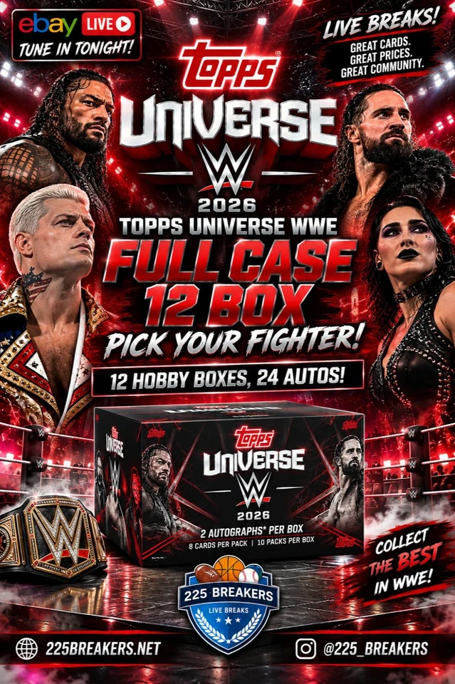 TOPPS UNIVERSE WWE PICK YOUR SUPERSTAR!