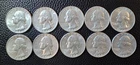 Silver Quarters All 1964 "AU" Condition (90% Silver U.S. Quarters 10 Piece Lot)