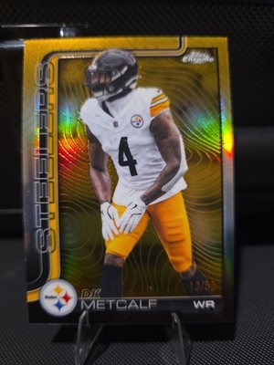 2025 Topps Chrome - DK Metcalf #254 Gold Refractor /50