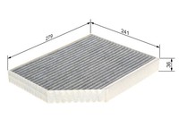 Bosch 1 987 432 369 Filter, Innenraumluft For Audi Porsche