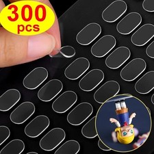 100/300PCS Double Sided Adhesive Glue Pads Transparent Sticky Mounting Stickers