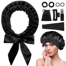 Heatless Curls Overnight Headband, Hair Curlers for Sleep No Heat Blowout Rods