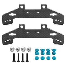 Non-Original Carbon Front Rear Shock Tower Hop Up Parts  for TAMIYA TT-02RR