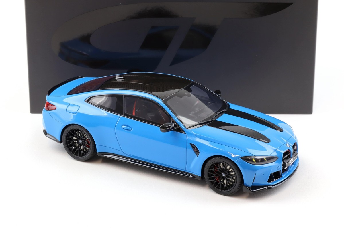 GT-Spirit 1/18 BMW M4 CS G82 Riviera Blue Resin Diecast Model