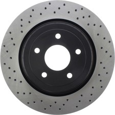 Disc Brake Rotor-Premium OE Style Cross-Drilled fits 06-13 Chevrolet Corvette