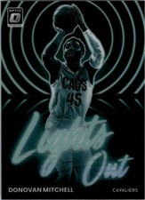 2022-23 Donruss Optic Lights Out Holo #14 Donovan Mitchell - BSK