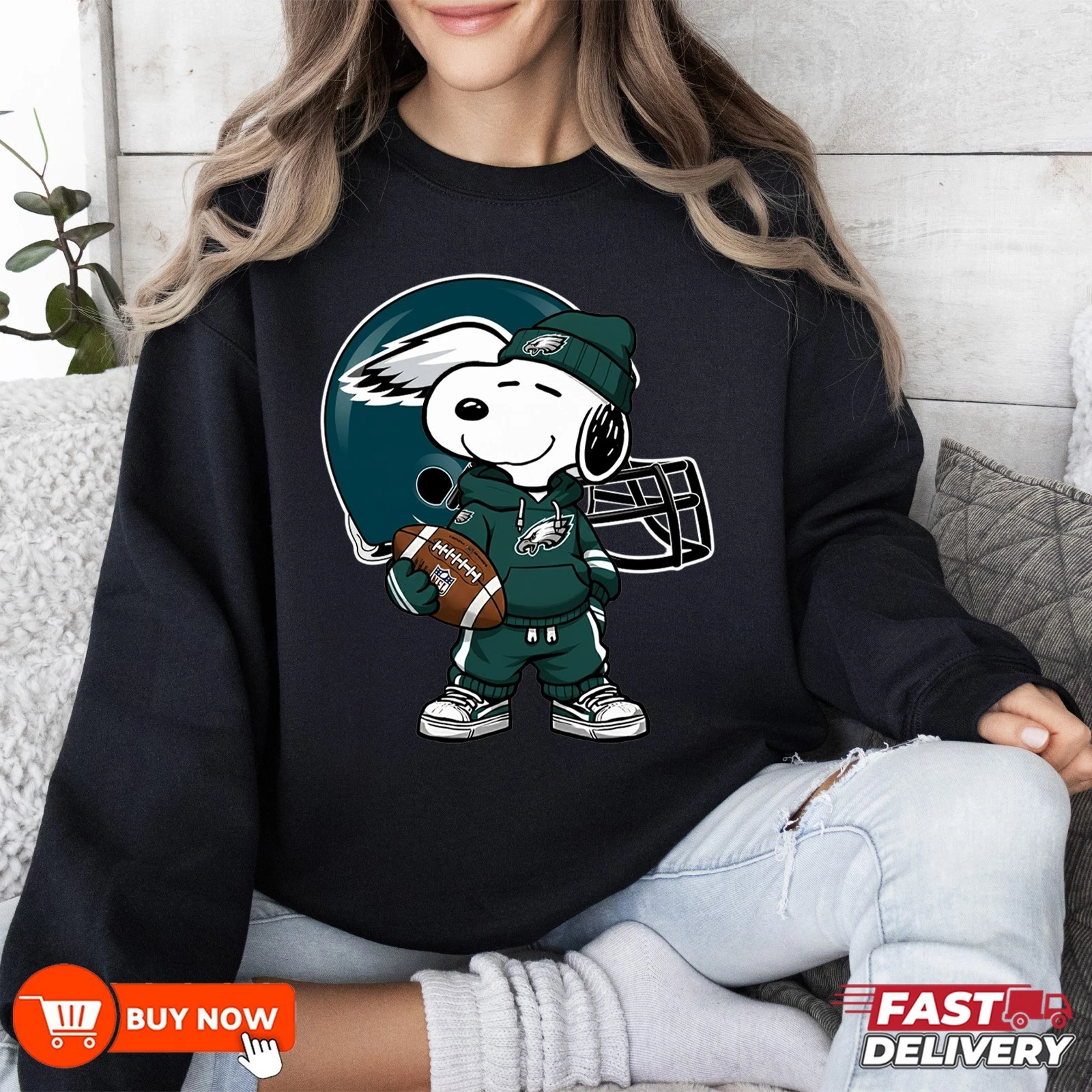 Philadelphia Eagles Football Sweatshirt