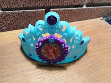 Disney Jakks Little Mermaid Princess Crown Halloween Costume Blue Purple Tiara