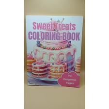 Sweet Treats Coloring Book: A Mindful Journey through Delectable Delights