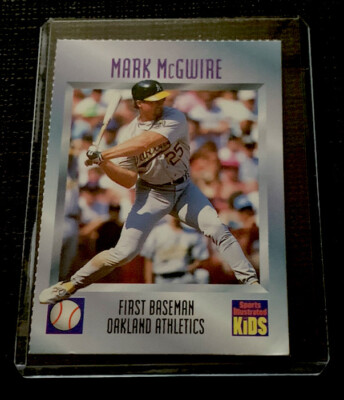 Carte SI PSA/ADN signée Mark McGwire Oakland A's 1995 Sports ... - eBay