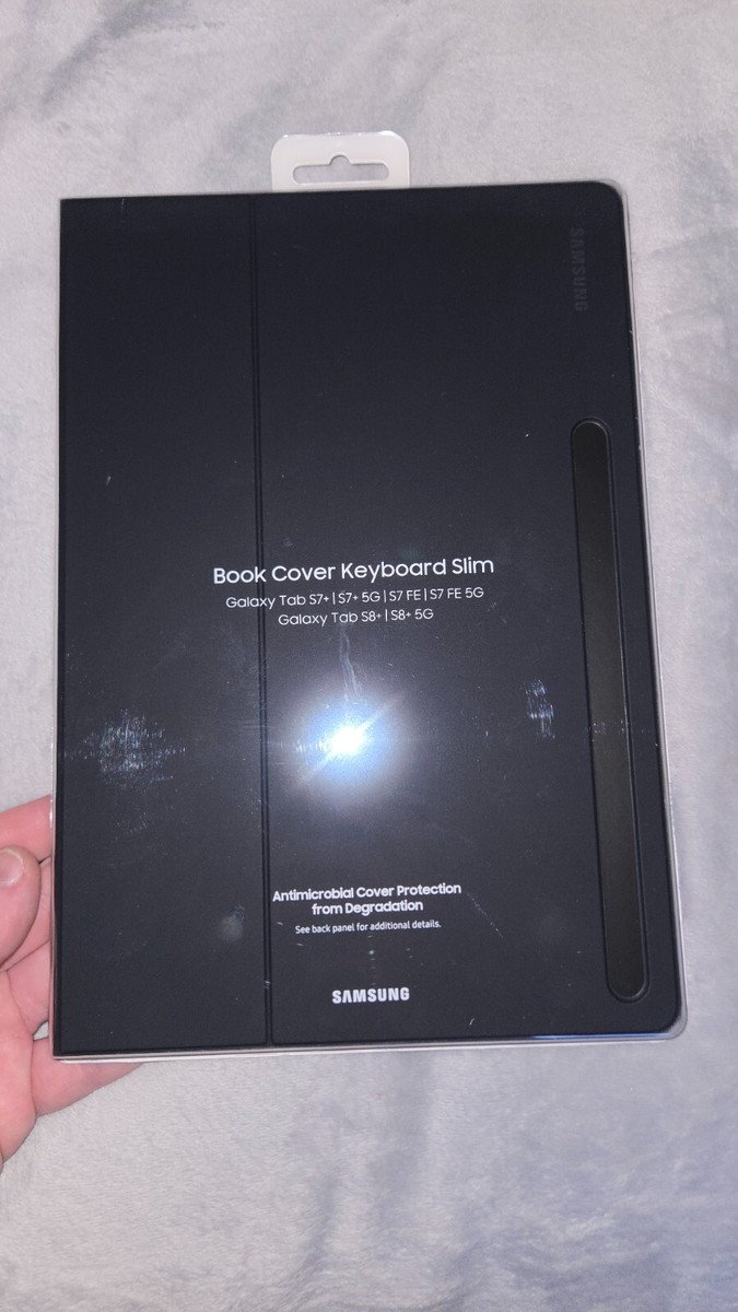 Samsung Book Cover Keyboard Slim ブラック Amazon.com: Samsung Book Slim Keyboard Cover for Galaxy Tab