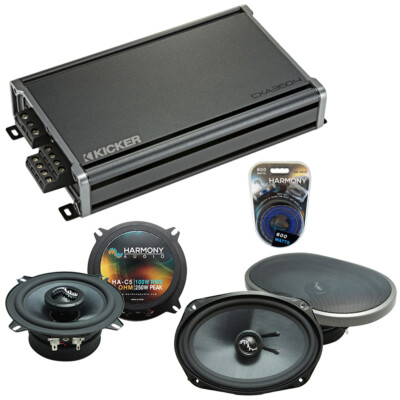 Compatible with Dodge Caravan 2008-2019 Factory Speaker Replacement Package Harmony Audio Bundle R69 & CXA360.4 Compatible with Dodge Caravan 2008-2019 Factory Speaker Replacement Package Harmony Audio Bundle R69 & CXA360.4