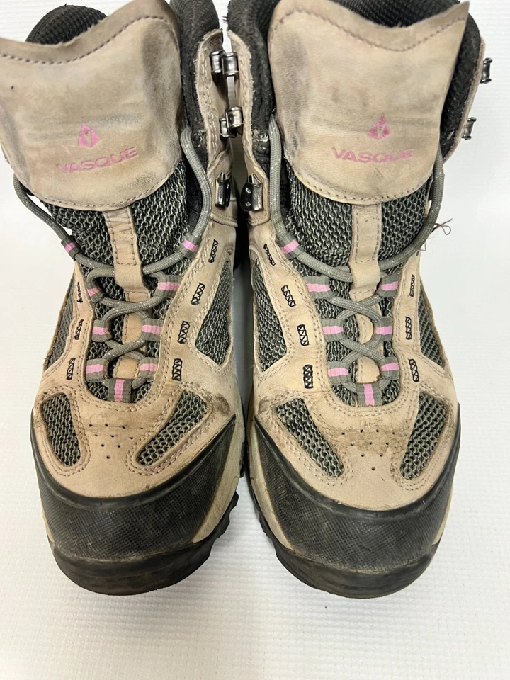 Botas Vasque GORE-TEX Senderismo Senderismo Gris Rosa Media Pantorrilla Para Mujer 9 Bonitas Foto 3 de 4